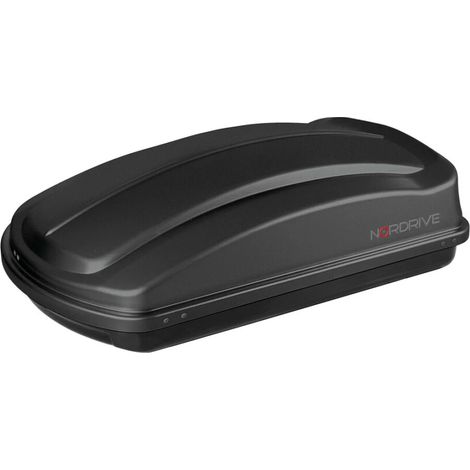 box tetto per auto nordrive 333 litri in abs nero goffrato - n60033