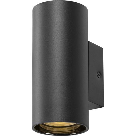 Applique murale ASTO TUBE cylindrique GU10 1x max. 10W noir - SLV - 1006441 (1/4)