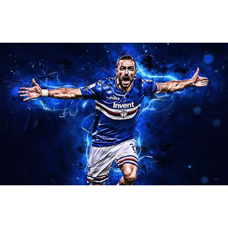 Papier peint panoramique Football - Joueur de Foot - 512 cm x 320 cm (1/2)