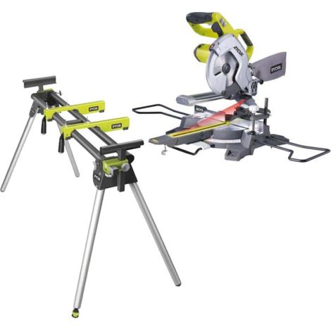 Pack RYOBI Seghetto radiale elettrico - 1500W - 216mm - EMS216L - Supporto universale RLS02 (1/5)