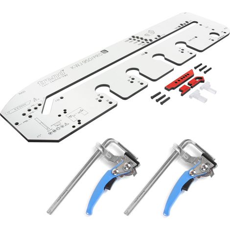 Trend KWJ950/PRO 950mm Pro Kitchen Worktop Jig Template x2 Quick Release Clamps (1/5)