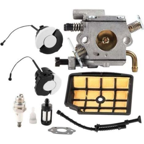 Carburatore MS200 per motosega Stihl MS200 MS200T 020T 020, XU, ricambio 11291200653, MS200T con filtro, candela e tubo del carburante—BRIAN& - (1/4)