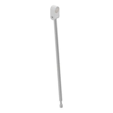 Soporte de suelo SERIE 801 para soporte abatible longitud 527mm blanco