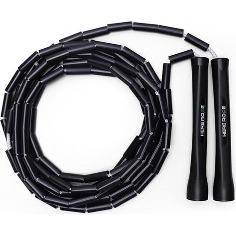 Corde à Sauter À Perles Réglable - 305 cm - Poignées En Plastique 14 cm - Perles Incassables - Pour Adultes Et Enfants - Usage Intérieur Et Extérieur - 1 Pièce (1/5)