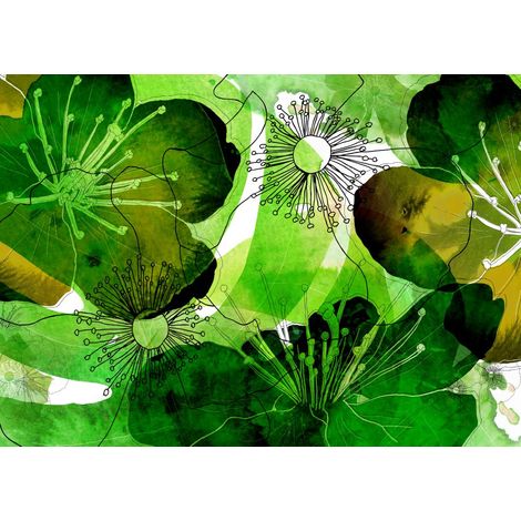 Papier peint panoramique modern Aquarelle (1/3)