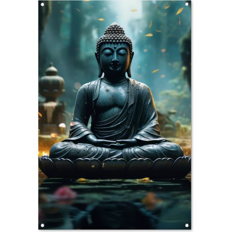 Balcony Privacy Banner Buddha - Image - Buddha - Zen - Art - Buddha 80x120 cm (1/5)
