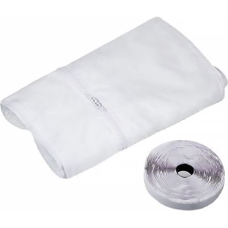 Joint D'Étanchéité Pour Fenêtre - Tissu Oxford Blanc - Compatible Avec Climatiseurs Portables Et Sèche-Linge - 1 Pièce (1/5)