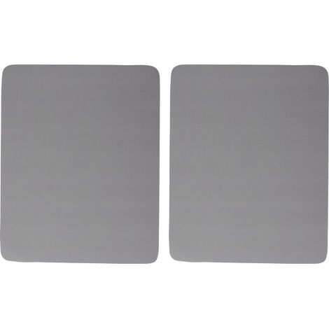 Tapis de café double, tapis d'égouttage, super absorbant, antidérapant, antichoc, facile à nettoyer, convient aux cafés, plans de travail et machines à café, gris foncé, 50 x 60 cm / 19,7 x 23,6 pouce (1/5)