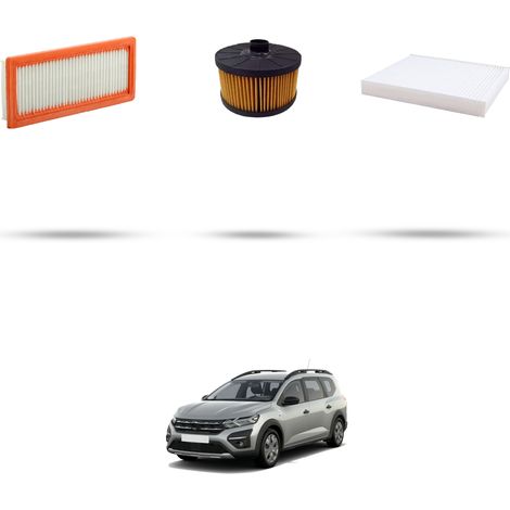 Kit tagliando 3 filtri compatibile con Dacia Jogger 1.0 74kw dal 2022 (1/4)