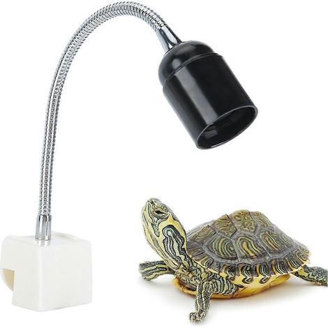 Drehbarer UVB-Wärmelampenhalter mit Vollspektrum für Schildkröten, Solarlampenhalter mit Kabelklemme, verstellbare Terrarienhalterung, Modell UVB-360 (1/5)