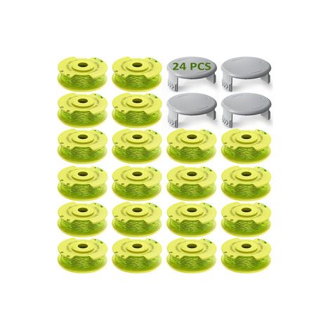 Recharge fil verte pour Ryobi AC80RL3 – Bobine R20+4 avec capot – Tête de coupe adaptée aux grandes surfaces (1/5)