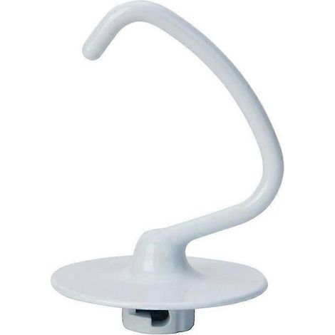Crochet pétrisseur de rechange K45dh compatible avec les robots pâtissiers KitchenAid 4,5 l à bascule KSM90 et K45 (blanc) (1/5)