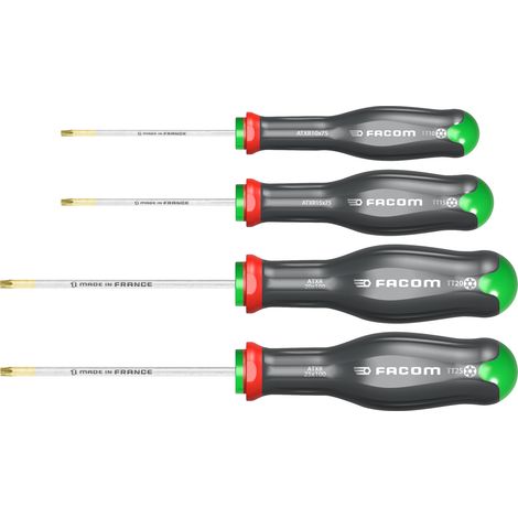 Jeu de 4 tournevis PROTWIST resistorx - FACOM - ATXR.J4PB (1/2)