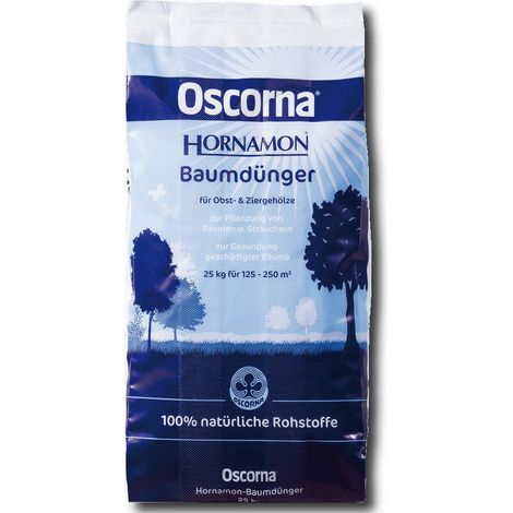 Oscorna Hornamon Baumdünger 25 kg Ziergehölze Biodünger Naturdünger Obstdünger