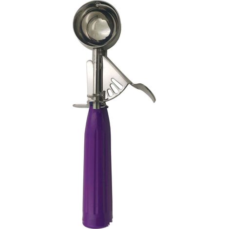 Cuillère À Glace - En Acier Inoxydable Avec Déclencheur Manuel - Pour Glace Crème Glacée Sorbet Boulettes De Viande Purée De Pommes De Terre - 1 Pièce (1/5)