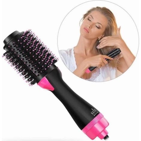 2-in-1 Haartrockner und Lockenstab, 1000 W – 3 Geschwindigkeitsstufen – 3 Temperaturstufen – Luftionisator (1/4)