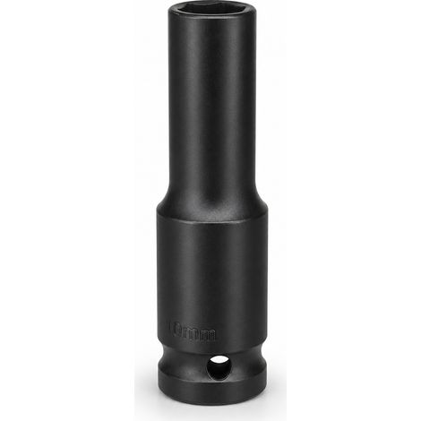 Douille longue hexagonale 10 mm pour clé à chocs noire (1/5)