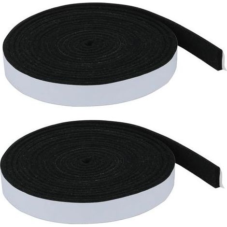 Lot de 2 joints d'étanchéité pour fumeurs de 3/4" x 1/8" 10 pieds - Haute chaleur - Pour barbecue - Joint de barbecue - Pour fumeurs - Couvercle de barbecue (1/5)
