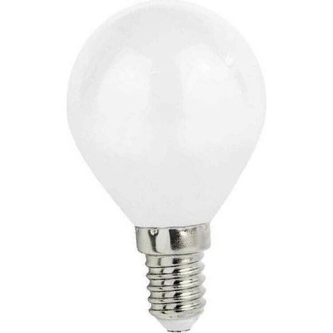 Trade Shop - LED-LAMPE MATT FILAMENT 4WATT E14 KALTES LICHT WARMES NATÜRLICHES KUGELFARBEN G45B -