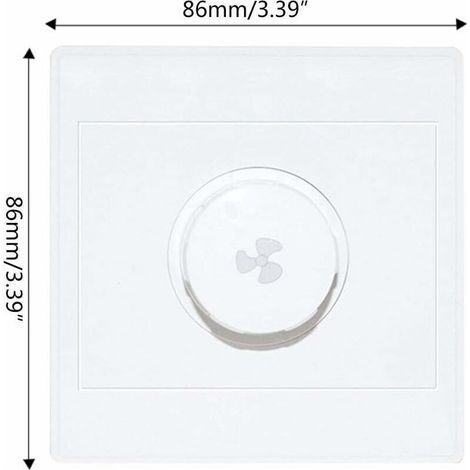 Contrôleur de vitesse pour ventilateur de plafond 220V 10A – Réglage continu – Faible consommation d'énergie – Pour gradateur 15-300W (1/4)