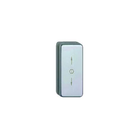 Rosace avec cache en aluminium pour fenêtre U34 SV - HOPPE AG - Aspect inox