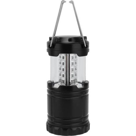 Lanterne de camping - Lampe à piles 30 LEDs - Éclairage durable - Portable - Mixte