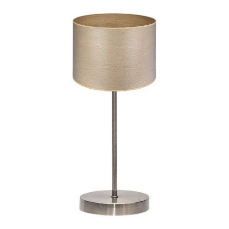 Lampada da Tavolo Tania 1xe14 Pelle/Legno Chiaro 42x17x17 Cm (1/2)