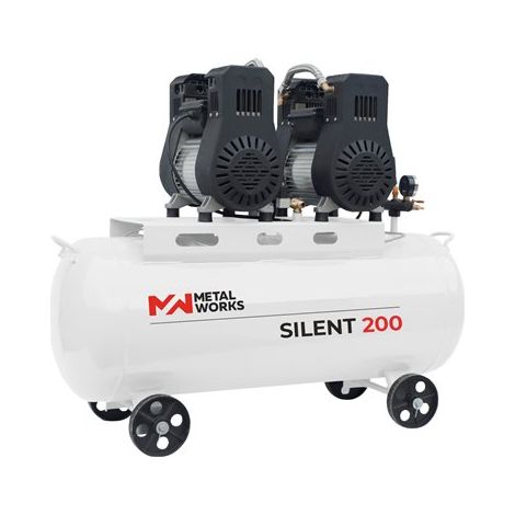 Compresor Silent 200 - Sin aceite - 200 L METALWORKS (1/2)