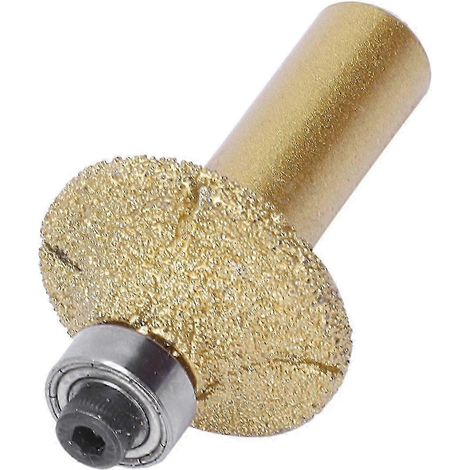 Fraise diamantée à profil arrondi de 31 mm de diamètre pour marbre - Bon état - FFY (1/5)