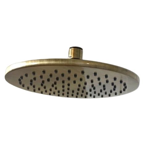 Tete de douche vieux laiton de 20 cm, anticalcaire et inspectable, en laiton de qualité supérieure