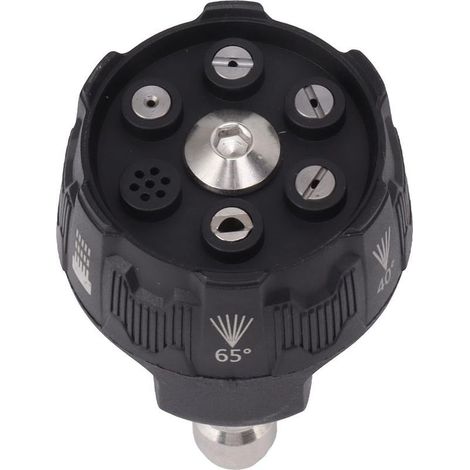 Embouts de Pulvérisation 6 en 1 pour Nettoyeur Haute Pression, Buse en Acier Inoxydable 3000 PSI avec Connexion de 1/4 (1/5)
