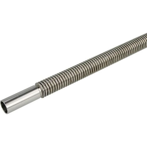 Tuyau ondulé inox DN25 1000 mm manchon Ø 28 mm des deux côtés