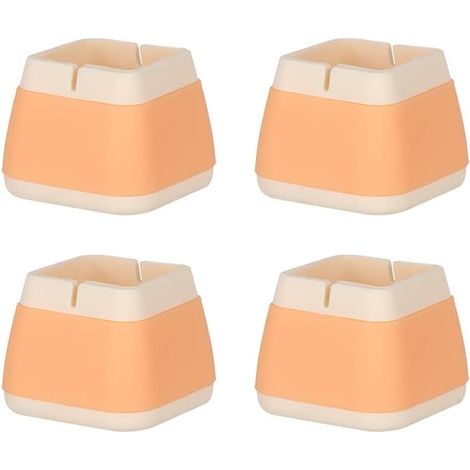 Protections pour pieds de chaise (lot de 4) en silicone résistant à l'usure (1/5)