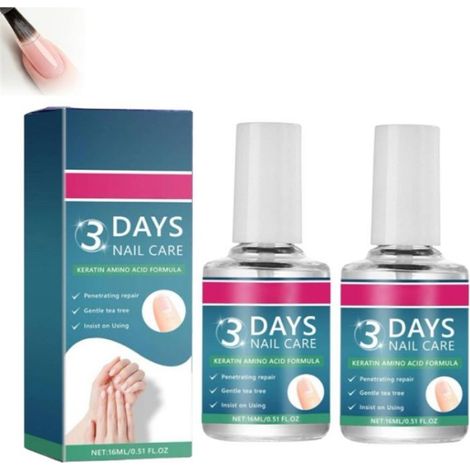 ACCESSOIRES BEAUTE-BIEN-ETRE-PIECES BEAUTE-BIEN-ETRE,Soin Des Ongles 3 Jours à Kératine Aux Acides Aminés,Vernis Durcisseur Ongle (1/5)