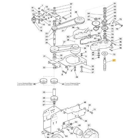 Anlasser für Bürstenmäher SH170 SH180 XH60K GGP STIGA ALPINA 6990057