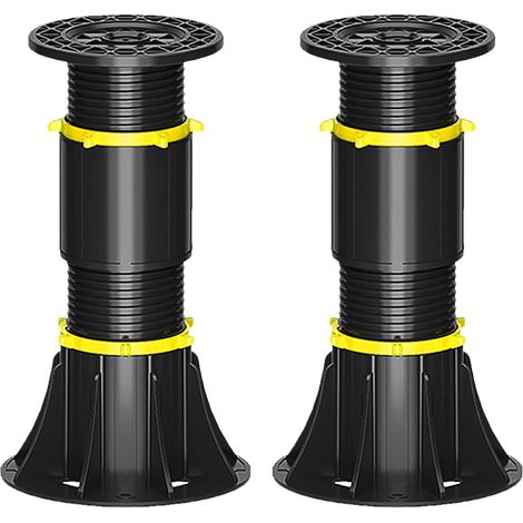 CCYKXA 2 Höhenverstellbare Bettfüße 21-34 cm, Mittlere Lattenrost-Stützfüße, Ersatz-Stützfüße für verstellbare Bettgestelle, Geeignet für Bettgestelle (1/4)