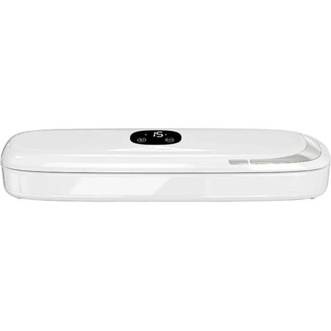 (Blanc) Machine de mise sous vide électrique pour aliments de 60 kPa, adaptée à la conservation des aliments secs et humides (fruits, viandes, etc.). (1/5)