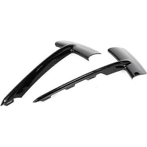 schwarze Zierleisten für den unteren Kühlergrill der Frontstoßstange für BMW F15 X5 2014-2018 51117325395 51117325396 Autozubehör