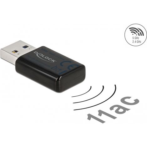 USB 3.0 Doble banda WLAN ac / a / b / g / n Micro Stick 867 + 300 Mbps