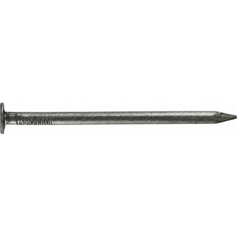 Flachkopfspitze aus Rohstahl 3.1x70mm, Beutel mit 200Gramm.