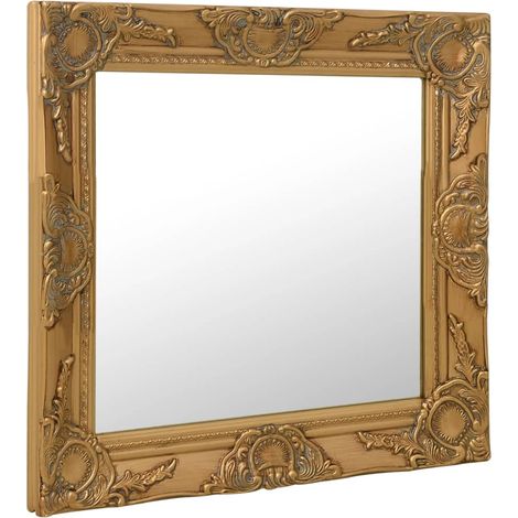 Maison Exclusive - Specchio da Parete Stile Barocco 60x60 cm Oro