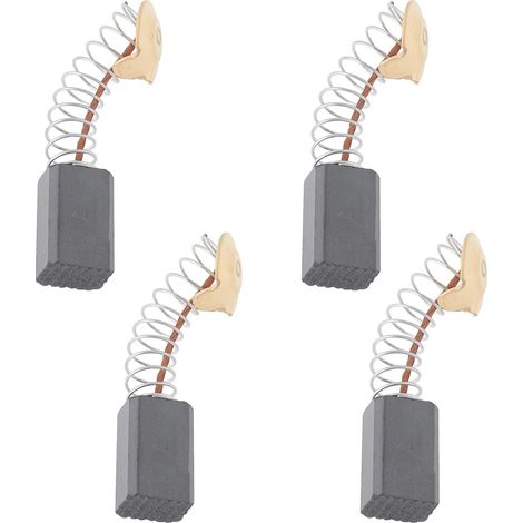 Lot de 2 paires de balais de carbone à ressort moteur 6,4 x 7,4 x 12 mm Numéro de pièce 633821 Convient pour marteau perforateur Brosses de carbone SDS Plus 850 W (1/5)