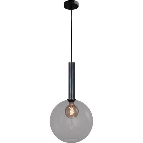 Lampe suspendue Ø 30cm Bella 2 Huile tachetée avec verre fumé - 2980-66-05-30 (1/3)