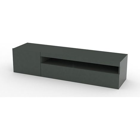 Mobile TV 2 Ante 154,9x40x36,5 cm Daiquiri Antracite Lucido (1/4)