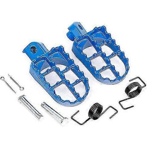 Motorrad-Fußrasten für XR50R, CRF50, CRF70, CRF80, CRF100F, chinesische Dirtbikes und Pitbikes – blau (1/5)
