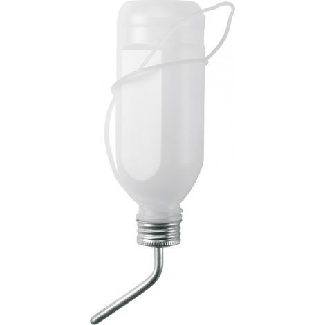 Kerbl Trinkflasche für Kaninchen Kunststoff mit Aluröhrchen Käfigzubehör & Kleintierspielzeug (1/3)