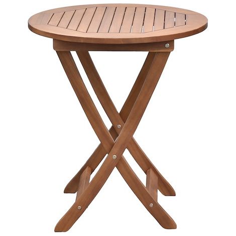 Klapptisch Ø 65 cm Akazie