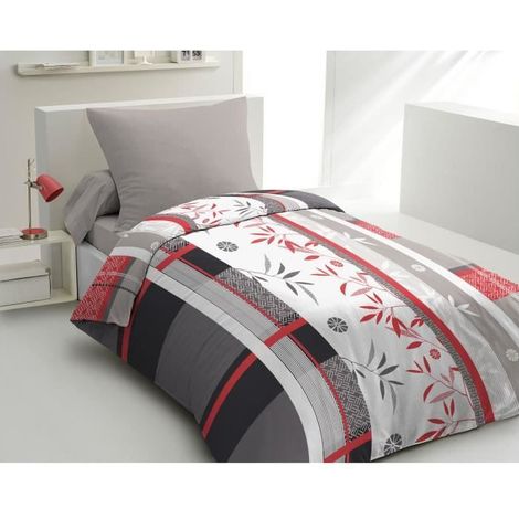 Juego de funda nórdica HOME LINGE PASSION Azul Blanco rouge 140 x 200 cm Cama de 140 2 Piezas (1/3)