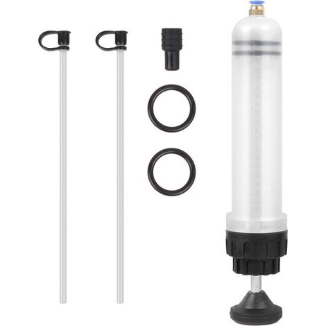 Seringue À Huile - Pompe À Main Pour Vidange D'huile - Compatible Transmission Et Moteur Automobile - Capacité 200 ml Ou 500 ml