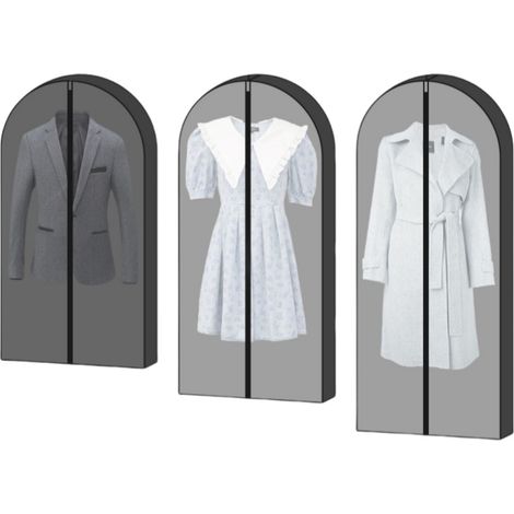 Housse de protection pour vêtements, résistante à la poussière, avec poignée, pour la protection des placards et au quotidien, pour un rangement pratique à domicile.-AquaForge